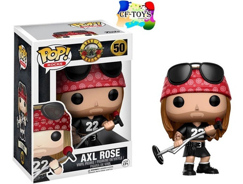 Guns N Roses Axl Rose Funko Pop Musica Rock Cf