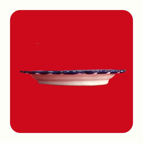 Imagen 2 de 3 de Charola Talavera Poblana C/ Laminado China Y Charro M2 Chr