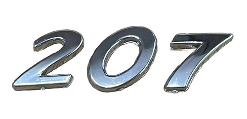 Insignia Emblema Peugeot Numero 207 