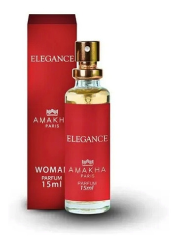 Perfume Feminino Elegance Amakha Paris 15ml Para Bolsa Bolso