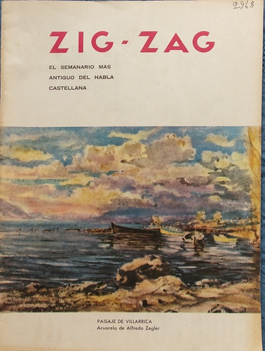 Revista Zig Zag N° 2968 Febrero 1962 ( Aa827