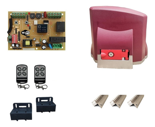 Kit Motor Veloti Speed 500kg. Wifi + 3 Cremalleras Aluminio