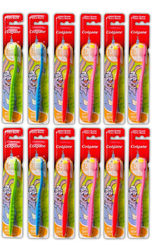 Cepillo de dientes infantil Colgate Infantil suave pack x 12 unidades
