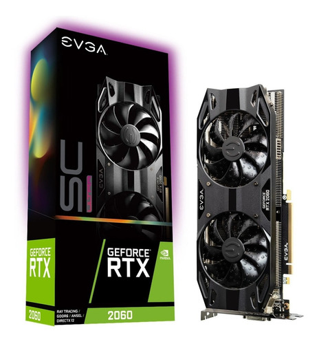 Tarjeta De Vídeo Gamer Evga Geforce Rtx 2060 6gb Gddr6 Dual