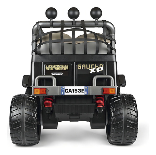 Mini Carro Elétrico Peg-pérego Gaucho Xp Preto 24v