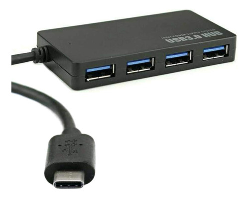 Protronix - Hub De 4 Puertos Usb 3.1 Gen 1 Tipo C A 4x Tipo