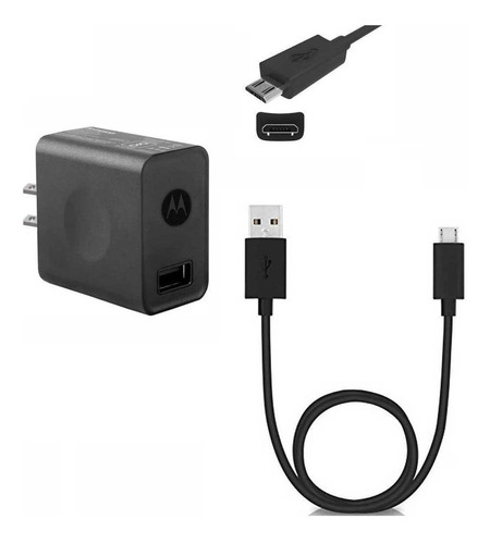 Cargador Ac Motorola Cp35 + Cable Micro Usb (combo Pack) Sin