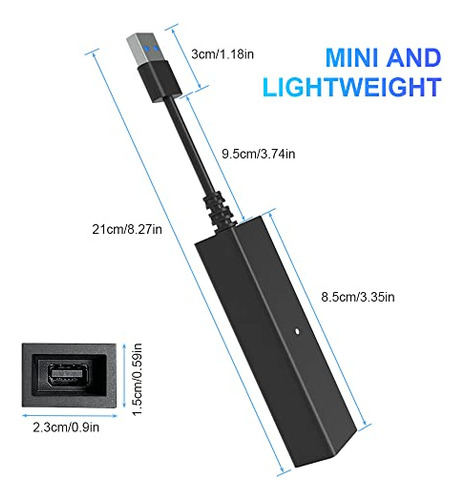 Adaptador Ps Vr Mini Camera Para Ps5 Y Ps4 - Pack