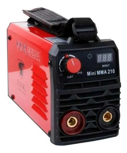 Máquina Inversora De Solda Usk Mini Mma-210/bivolt