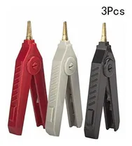 Comprar Pinzas De Prueba Para Kelvin Lcr De Cobre Chapado En Oro, 3