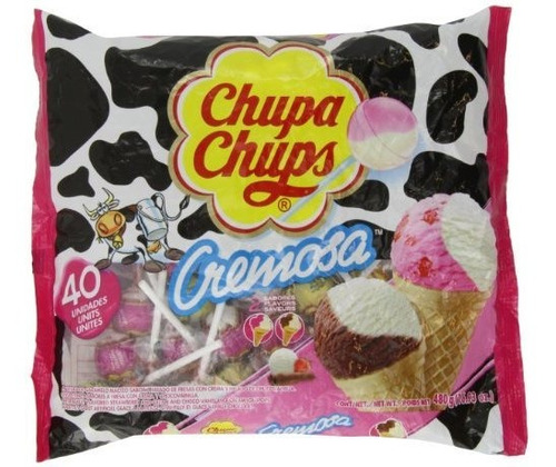 Chupa Chups Pops Cremosa Ice Cream, 16.93 Oz