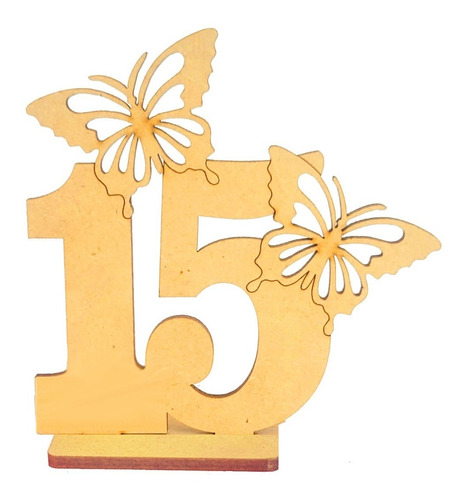 Imagen 3 de 3 de 50 Souvenirs 15 Años Y Mariposas + 25 Central 20cm Oferta !
