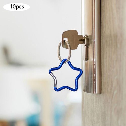 2 X 10 Uds Mosquetón En Forma De Estrella De Cinco Puntas