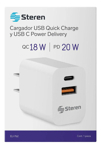 Cargador Usb A Y Usb C Con Pd Y Qc