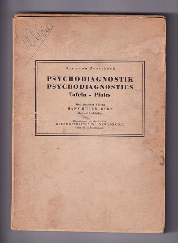 10 Láminas Psychodiagnostik Rorschach Original Suiza Estuche