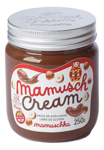 Mamusch Cream - Pasta De Avellanas Sin Tacc 250g