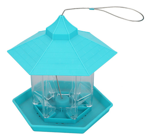 Comedero Transparente Para Pájaros, Colgante, A Prueba De Ar
