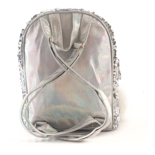 Imagen 3 de 5 de Mochila Lentejuelas Reversible Espalda Jardin 91365 10 PuLG