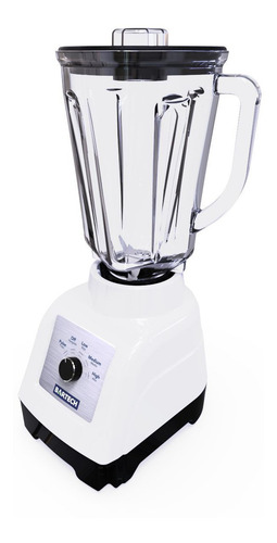 Licuadora 750w Vidrio 2l Perilla 3vel Bartech B3 Blanca