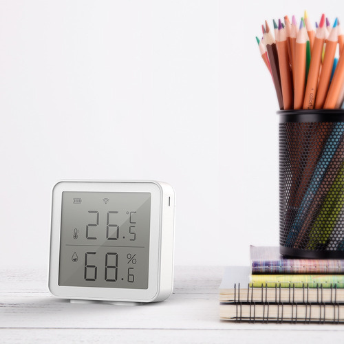 Wifi Smart Sensor De Temperatura De Humedad Compatible Con A