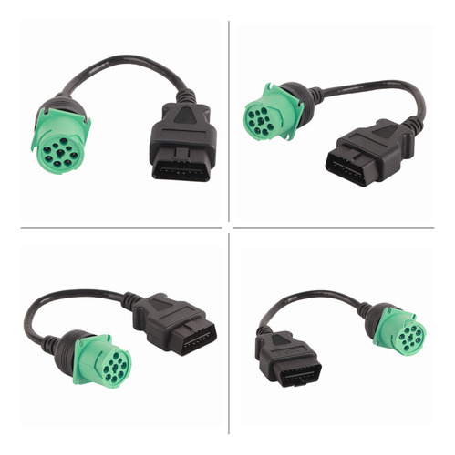 Cable Obd2 De 9 Pines A 16 Pines For Cummins Diesel