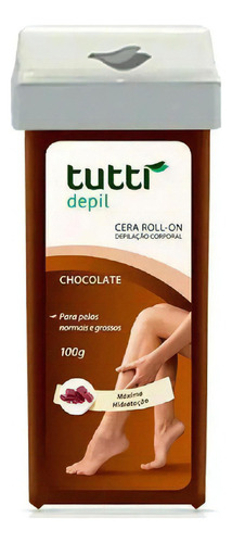 Cera Refil Roll-on Chocolate Tutti Depil 100g Ja
