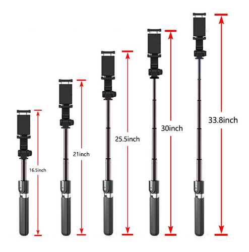 L08 Gimbal Estabilizador Bluetooth Selfie Stick E TriPod