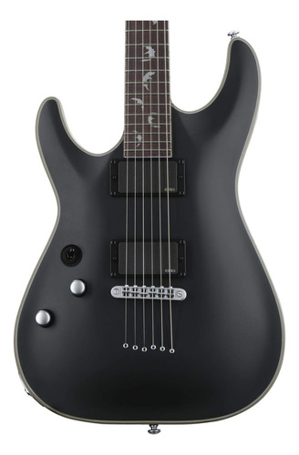 Schecter Damien Platinum 6 Zurdos - Negro Satinado