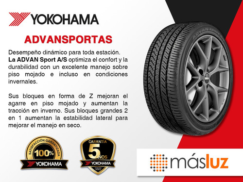 1 Llanta Advsportas Yokohama 275/35r20 102y