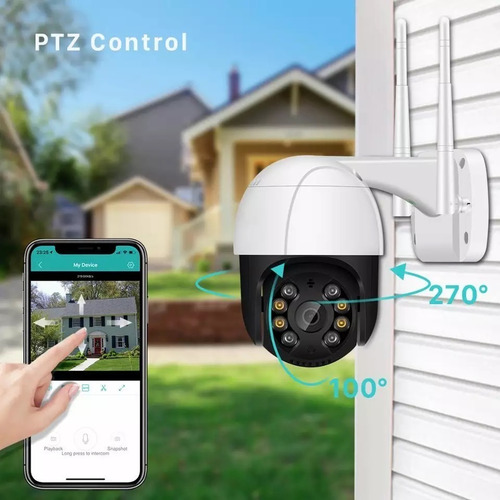 Imagen 2 de 4 de Kit 3 Camaras Wifi Exterior Inalambrica Seguridad Ip Full Hd