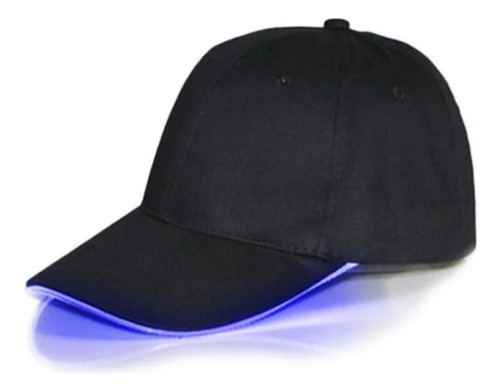 Gorro Visera Luminosa Con Luz Led Neon Para Fiesta Cotillon