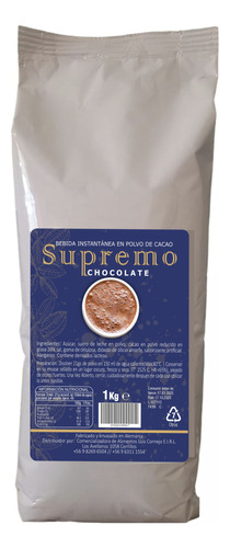 Chocolate En Polvo Instantaneo Gettogether 1 Kilo