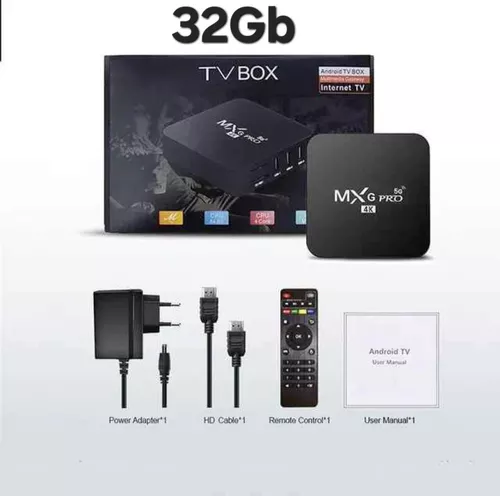 RECEPTOR SMART TV BOX 4K MEM 12GB /ARMAZ 256GB WI-FI 5GHz ANDROID 11.1 MXQ  PRO - Express Informática, sempre o preço mais barato.