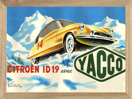 Citroën Id 19 , Cuadro, Poster, Publicidad    H291