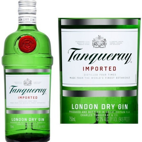 Gin Tanqueray 750ml Botella London Dry Destilado