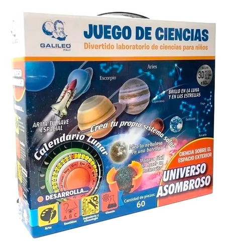 Juego Ciencia Universo Asombroso Galileo Planetas Edu Full