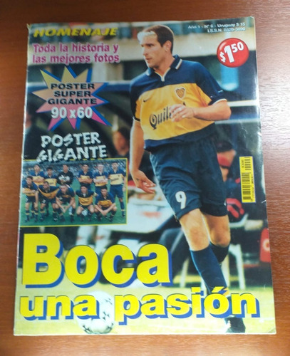 Reviposter Homenaje Nro 6 Boca Una Pasion Nov-diciembre 1998