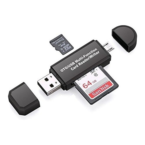 Otg/usb Lector De Tarjetas Multifuncional Compatible Sd/micr