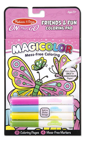 Melissa & Doug On The Go Magicolor Coloring Pad - Amigos Y