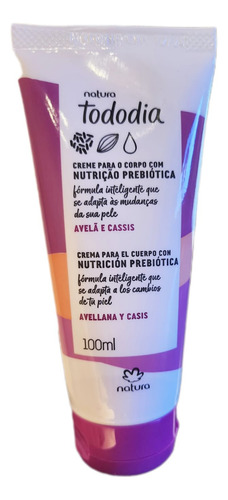 Natura Crema Nutricion Prebiotica Avellana Y Casis 100ml