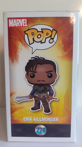 Funko Pop Erik Killmonger #278 Black Panther Marvel