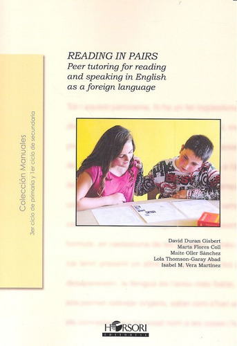 Reading In Pairs, De Duran Gisbert, David. Horsori Editorial, Sl., Tapa Blanda En Inglés