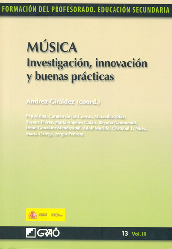 Libro Música. Investigación, Innovación Y Buenas Prácticas D