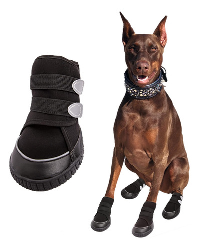 Adorepaw & Zapatos Para Perros Grandes Con Correas Reflectan