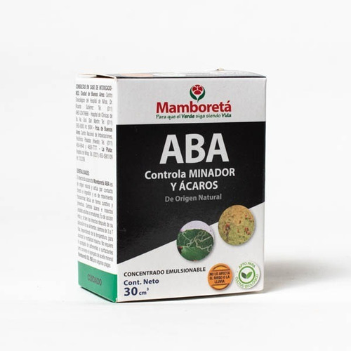 Mamboreta Aba (minador Y Ácaros) 30cc Ballester Grow