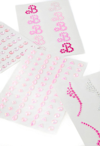 Zara Barbie Stickers Joya Mattel Pack Con 4 Diseños