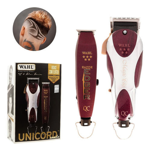 Wahl Unicord Combo 5 Stars Cortadora Terminadora De Cabello Profesional Especial Estéticas Y Barbers