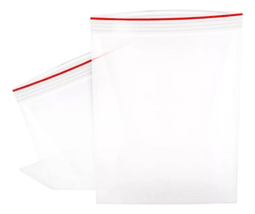 Sacos Plásticos Zip Lock Nº08 17x24cm Com 100 Unidades