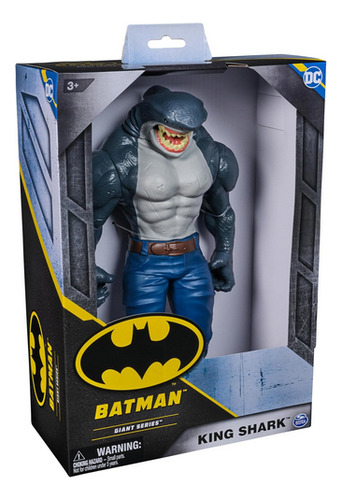 Muñeco Accion Dc 30cm Grandes 67881 Batman King Shark Regalo