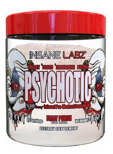 Insane Labz Psychotic Clear 20 Serv Con Citrulina Malato